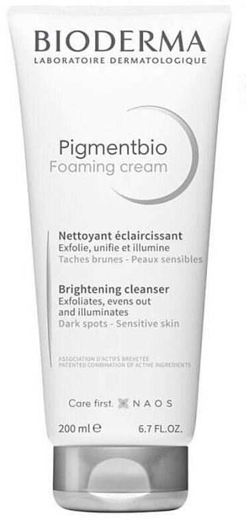 Oczyszczający krem-pianka do mycia twarzy i ciała - Bioderma Pigmentbio Foaming Cream