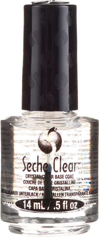 Przezroczysty lakier podkładowy do paznokci - Seche Vite Clear Crystal Base Coat — Zdjęcie N3