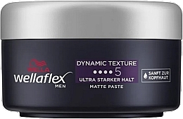Matowa pasta do układania włosów dla mężczyzn - Wella Wellaflex Men Dynamic Texture Matte Paste  — Zdjęcie N1