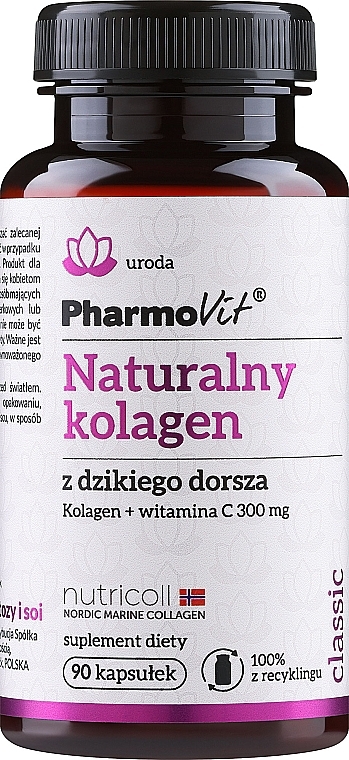Suplement diety Naturalny kolagen z dzikiego dorsza - Pharmovit Natural Collagen — Zdjęcie N1