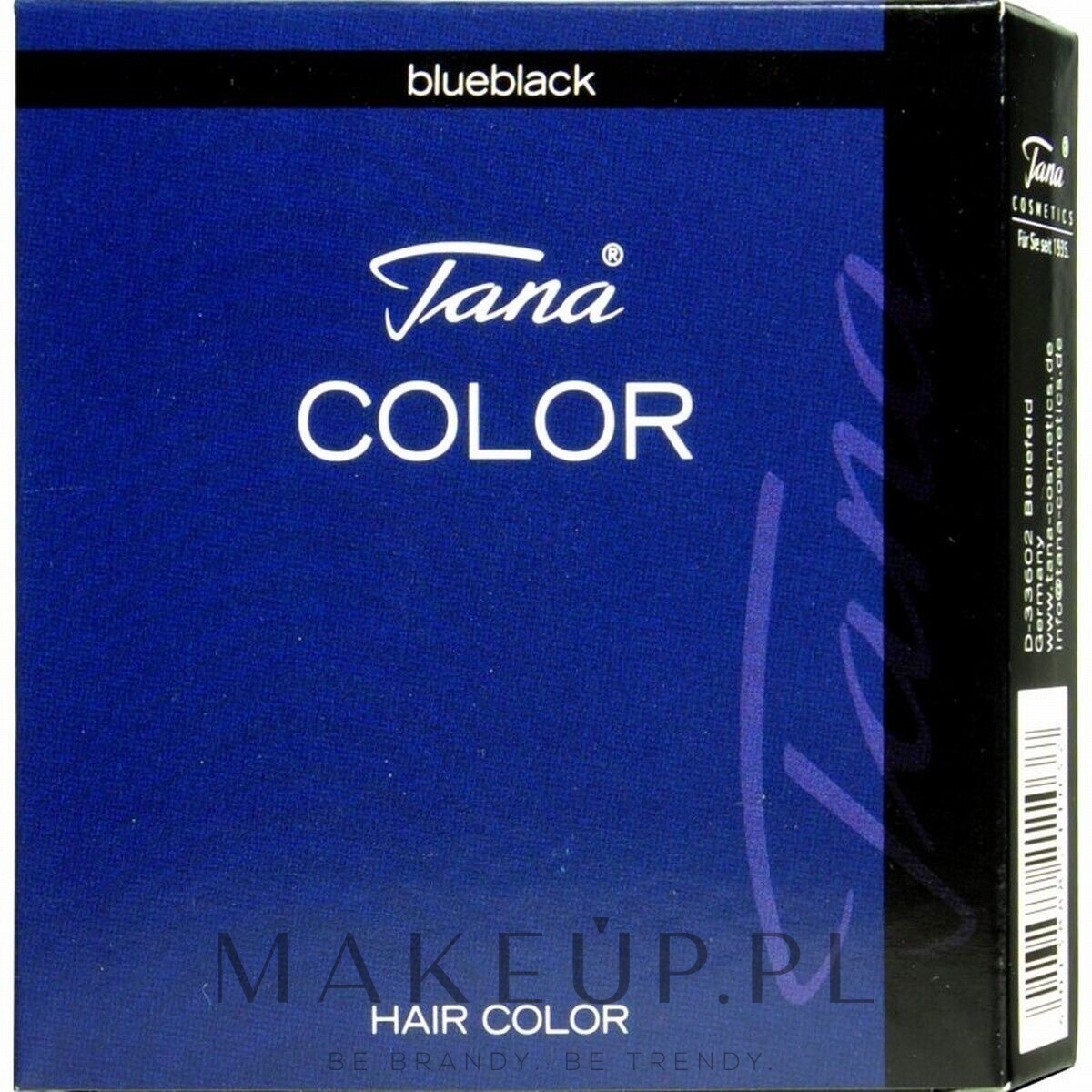 Zestaw do farbowania rzęs i brwi - Tana Cosmetics Color Set — Zdjęcie Blueblack
