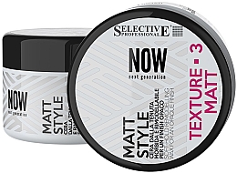 Kup Matowy wosk do włosów Lekkie utrwalenie - Selective Now Next Generation Matt Style Wosk