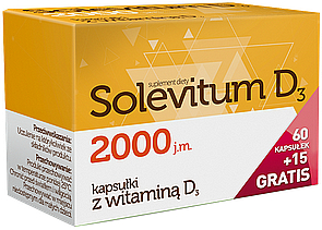 Suplement diety - Aflofarm Solevitum D3 2000 — Zdjęcie N1