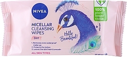 Kup Biodegradowalne chusteczki micelarne do demakijażu - NIVEA Biodegradable Micellar Cleansing Wipes 3 In 1 Peacock