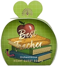 Kup Zestaw - The English Soap Company Occasions Collection Best Teacher Heart Guest Soaps (soap/3x20g)