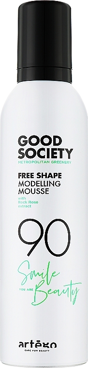 Średnio utrwalająca pianka do stylizacji włosów - Artego Good Society 90 Free Shape Modelling Mousse