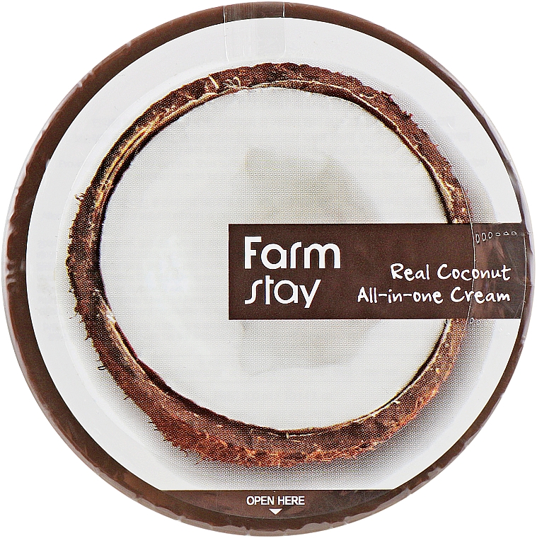 Krem do twarzy i ciała z kokosem - FarmStay Real Coconut All-In-One Cream — Zdjęcie N1