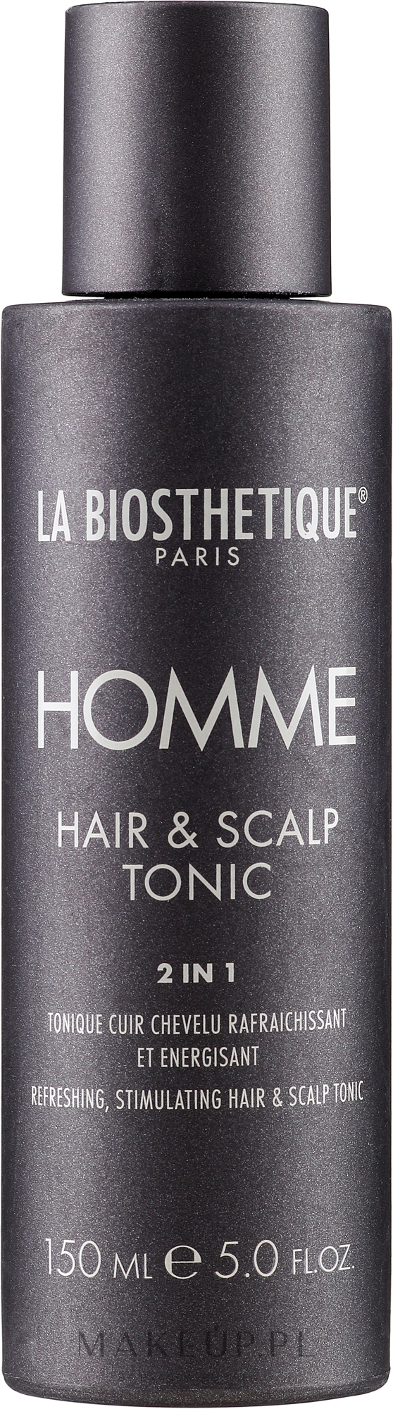 Odświeżający tonik do skóry głowy stymulujący wzrost włosów - La Biosthetique Homme Hair & Scalp Tonic  — Zdjęcie 150 ml