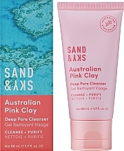 Różowa glinka głęboko oczyszczająca pory - Sand & Sky Australien Pink Clay Deep Pore Cleanser — Zdjęcie N1