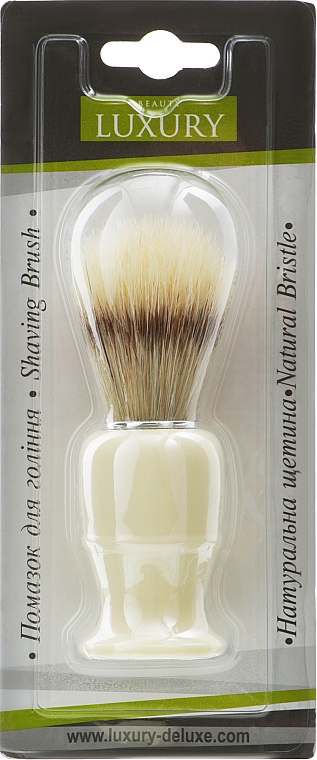 Pędzel do golenia z włosia bursuka, PB-09 - Beauty LUXURY — Zdjęcie N1