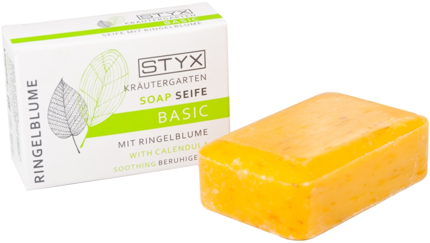 Kojące mydło w kostce Nagietek - Styx Naturcosmetic Basic Soap With Calendula — Zdjęcie N1