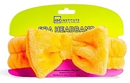 Opaska na głowę, pomarańczowa - IDC Institute Neon Spa Headband — Zdjęcie N1