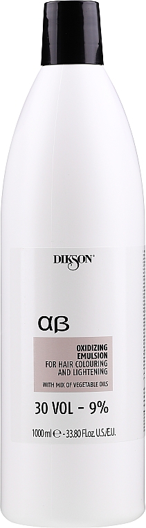 Utleniacz do włosów 9% - Dikson ArgaBeta Professional Oxidizing Emulsion — Zdjęcie N1