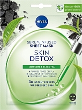 Maska w płachcie z serum detoksykującym - NIVEA Skin Detox Serum Infused Sheet Mask — Zdjęcie N1
