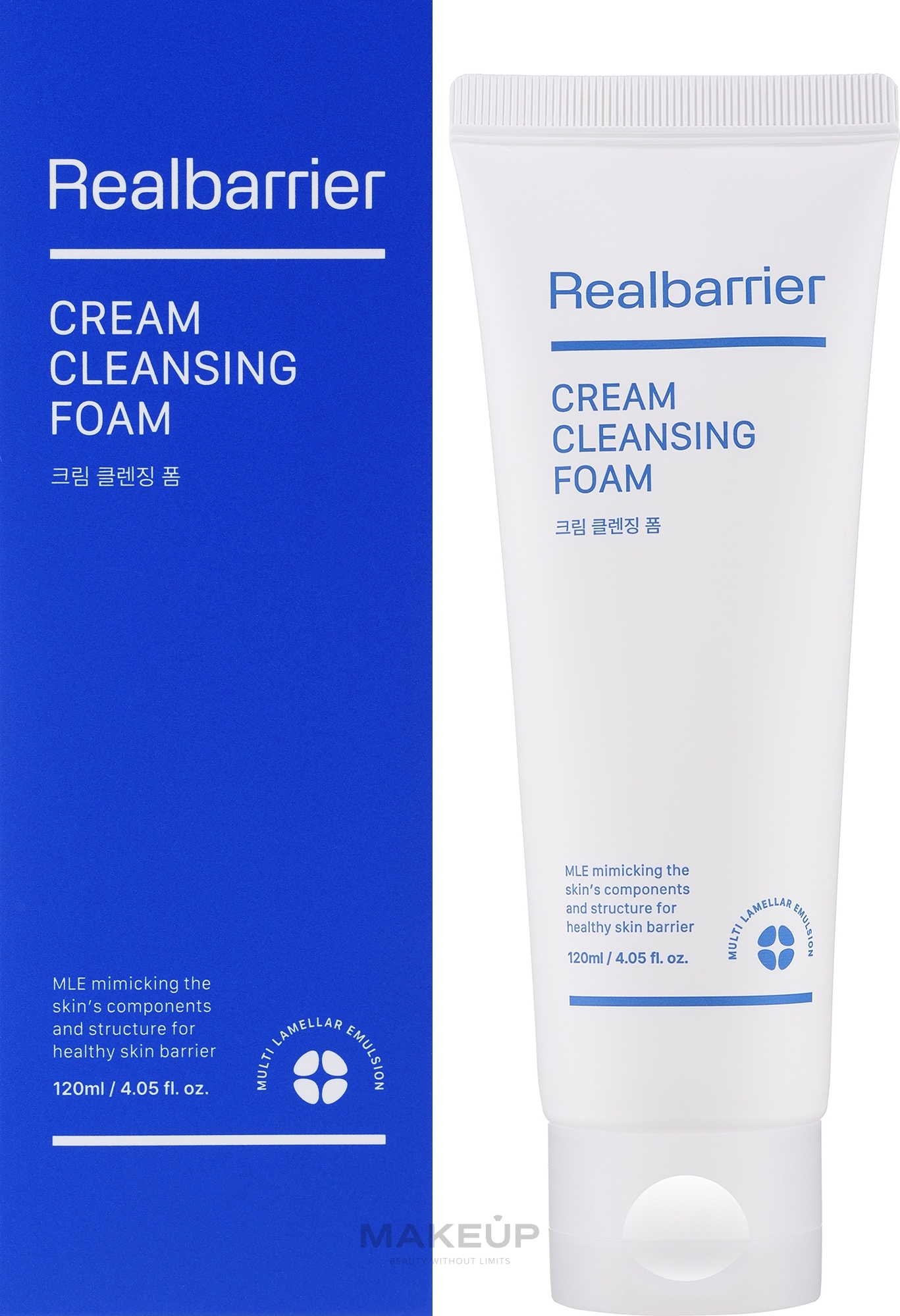 Pianka do mycia twarzy - Real Barrier Cream Cleansing Foam — Zdjęcie 120 ml