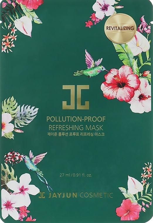 Odświeżająca maseczka w płachcie - Jayjun Pollution-Proof Refreshing Mask — Zdjęcie N1