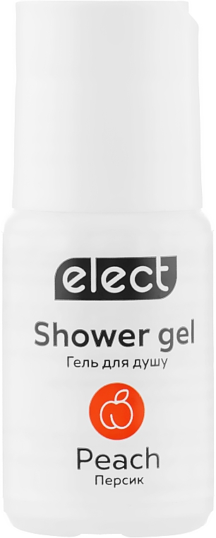 Brzoskwiniowy żel pod prysznic - Elect Shower Gel Peach (mini)	 — Zdjęcie N1