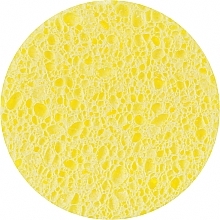 Gąbka do mycia naczyń Circle, żółta, 9 cm Nr 977 - Dark Blue Cosmetics — Zdjęcie N1