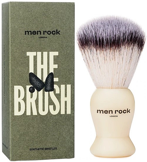 Pędzel do golenia z syntetycznego włosia - Men Rock Synthetic Shaving Brush — Zdjęcie N1