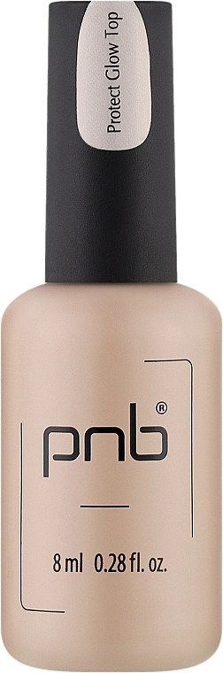 Nielepiący się top coat do lakieru hybrydowego - Protect Glow Top — Zdjęcie N1