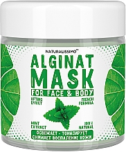 Maska alginianowa z miętą - Naturalissimo Mint Alginat Mask — Zdjęcie N2