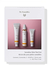 Kup Zestaw do pielęgnacji twarzy - Dr. Hauschka Sensitive Skin Set (milk/10ml + toner/10ml + cr/5ml)