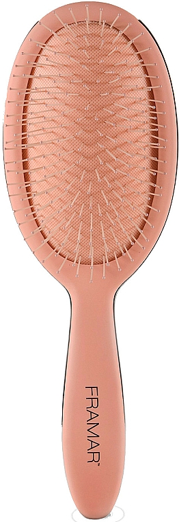 Szczotka do włosów ułatwiająca rozczesywanie, pudrowa - Framar Detangle Brush Champagne Mami — Zdjęcie N1