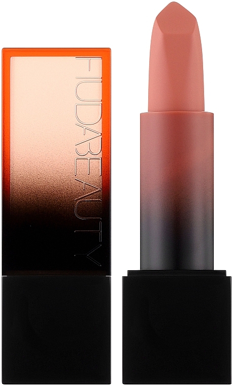 Kremowa szminka do ust - Huda Beauty Power Bullet Cream Glow Bossy Browns Lipstick