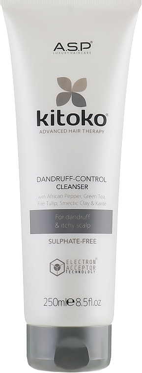 Aktywny szampon przeciwłupieżowy do włosów - Affinage Salon Professional Kitoko Dandruff Control Shampoo — Zdjęcie N2