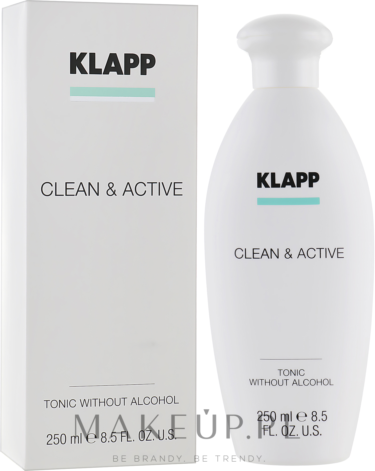 Tonik do twarzy bez alkoholu - Klapp Clean & Active Tonic without Alcohol — Zdjęcie 250 ml