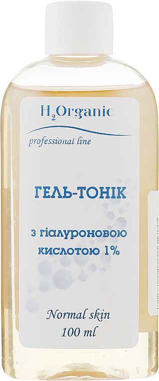 Tonik do twarzy z kwasem hialuronowym - H2Organic — Zdjęcie N1