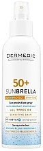 Kup PRZECENA!  Spray przeciwsłoneczny - Dermedic Sunbrella Protective Spray Spf50+ *