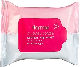 Nawilżane chusteczki do demakijażu dla wszystkich rodzajów skóry - Flormar Clean Care Make-Up Wet Wipes — Zdjęcie N1