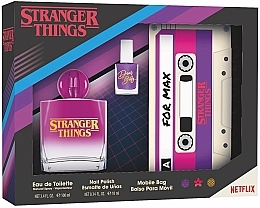 Air-Val International Netflix Stranger Things - Zestaw (edt/100ml + n/polish/10ml + bag) — Zdjęcie N1