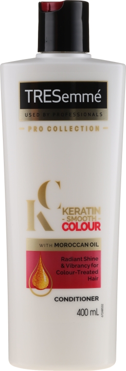 Odżywka do włosów farbowanych z keratyną - Tresemme Keratin Smooth Colour Conditioner With Maroccan Oil