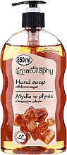 Mydło w płynie z brązowym cukrem - Naturaphy Hand Soap With Brown Sugar — Zdjęcie N1
