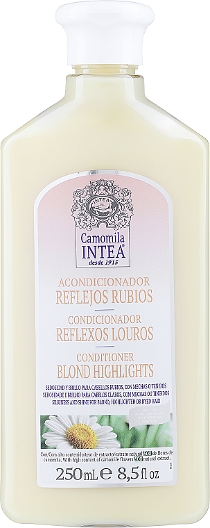 Odżywka do jasnych włosów z wyciągiem z rumianku - Intea Camomile Hair Conditioner Blond Hightlights — Zdjęcie N1