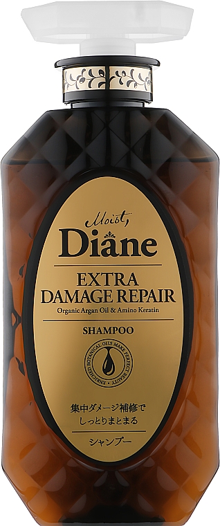 Szampon keratynowy do włosów Odbudowa - Moist Diane Perfect Beauty Extra Damage Repair Shampoo