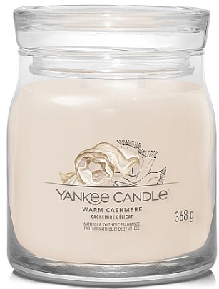 Świeca zapachowa w słoiku Warm Cashmere, 2 knoty - Yankee Candle Singnature  — Zdjęcie N1