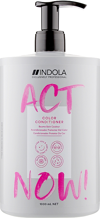 Odżywka do włosów farbowanych - Indola Act Now! Color Conditioner — Zdjęcie N3