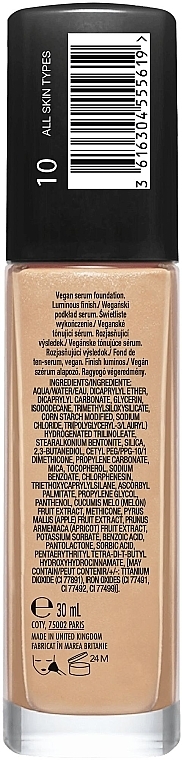 Podkład - Miss Sporty Naturally Perfect Serum Foundation — Zdjęcie N2