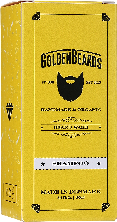 Zestaw - Golden Beards Starter Beard Kit Arctic (balm 60 ml + oil 30 ml + shmp 100 ml + cond 100 ml + brush) — Zdjęcie N4
