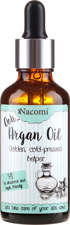 Olej arganowy z pipetą - Nacomi — Zdjęcie N1