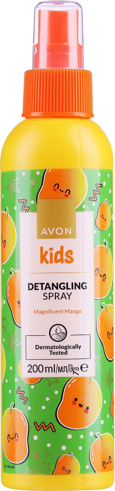 Spray dla dzieci ułatwiający rozczesywanie włosów Wspaniałe mango - Avon Naturals Kids — Zdjęcie 200 ml