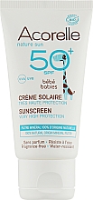 Kup Przeciwsłoneczny krem dla dzieci SPF 50+ - Acorelle Baby Sunscreen Very High Protection SPF50