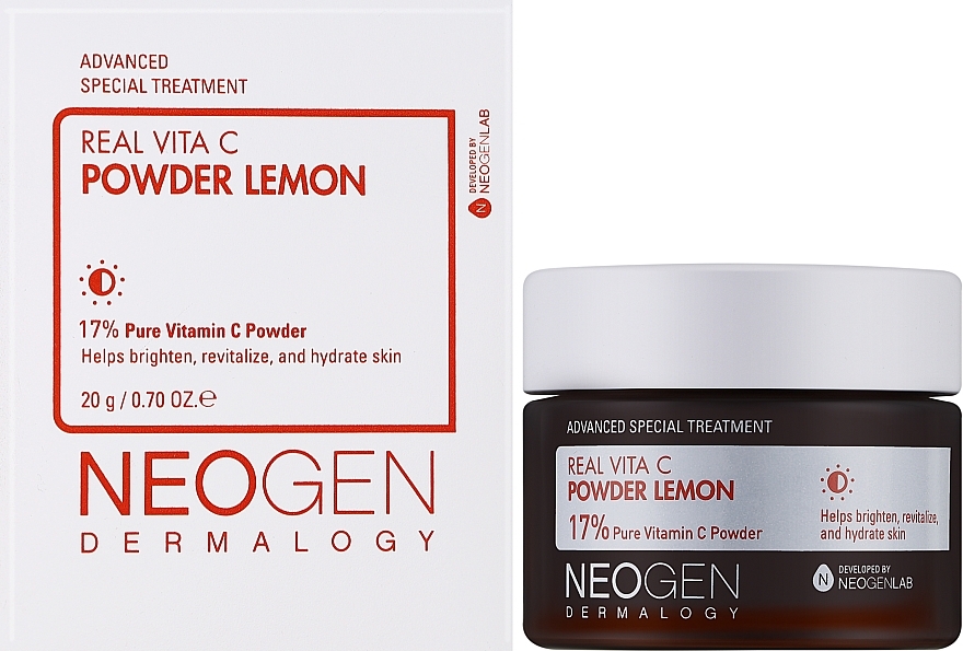 Rozświetlający puder do twarzy z witaminą C - Neogen Dermalogy Real Vita C Powder Lemon — Zdjęcie N2