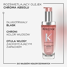 Olejek nabłyszczający do włosów - Kerastase Chroma Absolu Radiance Sublimating Oil Refillable (jednostka zamienna) — Zdjęcie N6