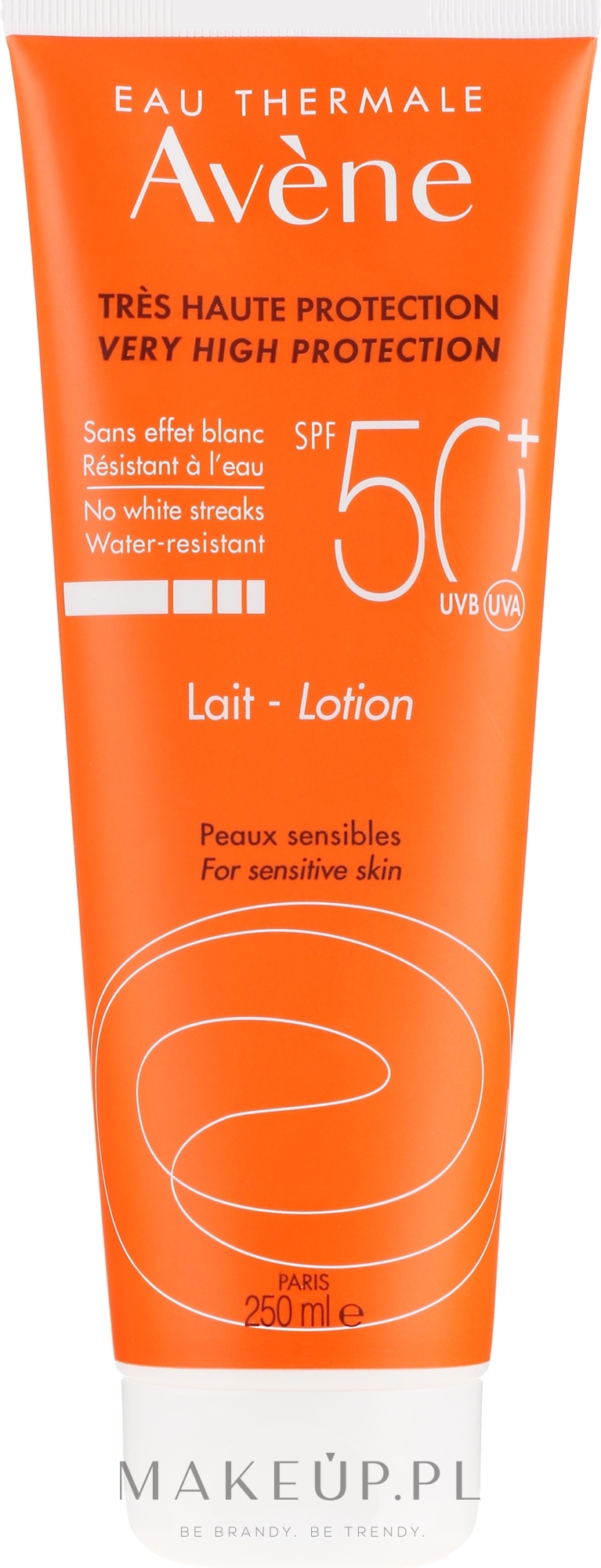 Mleczko do opalania o wysokiej ochronie przeciwsłonecznej SPF 50 - Avène Sun Very High Protection Lotion — Zdjęcie 100 ml