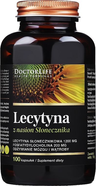 Suplement diety Lecytyna słonecznikowa - Doctor Life Sunflower Lecithin — Zdjęcie N1