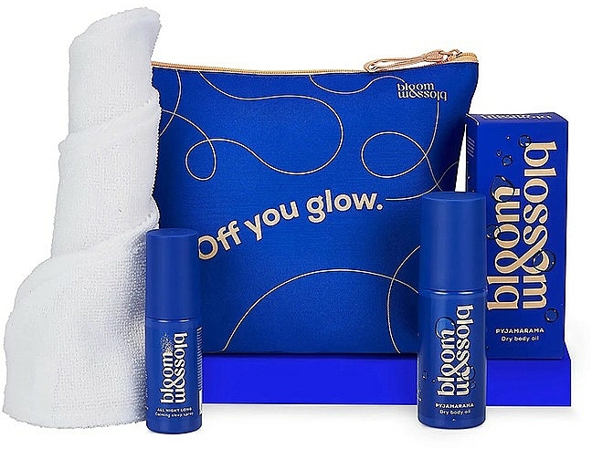 Zestaw - Bloom & Blossom Snoozefest Sleep Gift Set (spray/40ml + b/oil/100ml + wrap/1pcs + bag) — Zdjęcie N1
